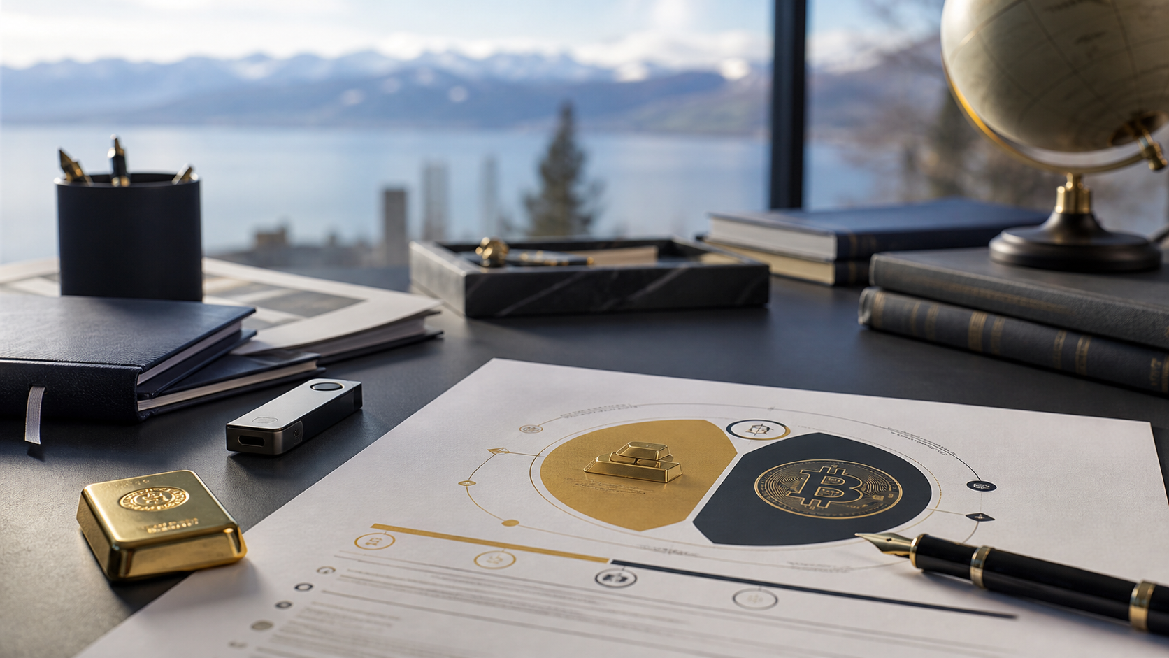 Bitcoin ou or : comment les utiliser sans desequilibrer un portefeuille suisse